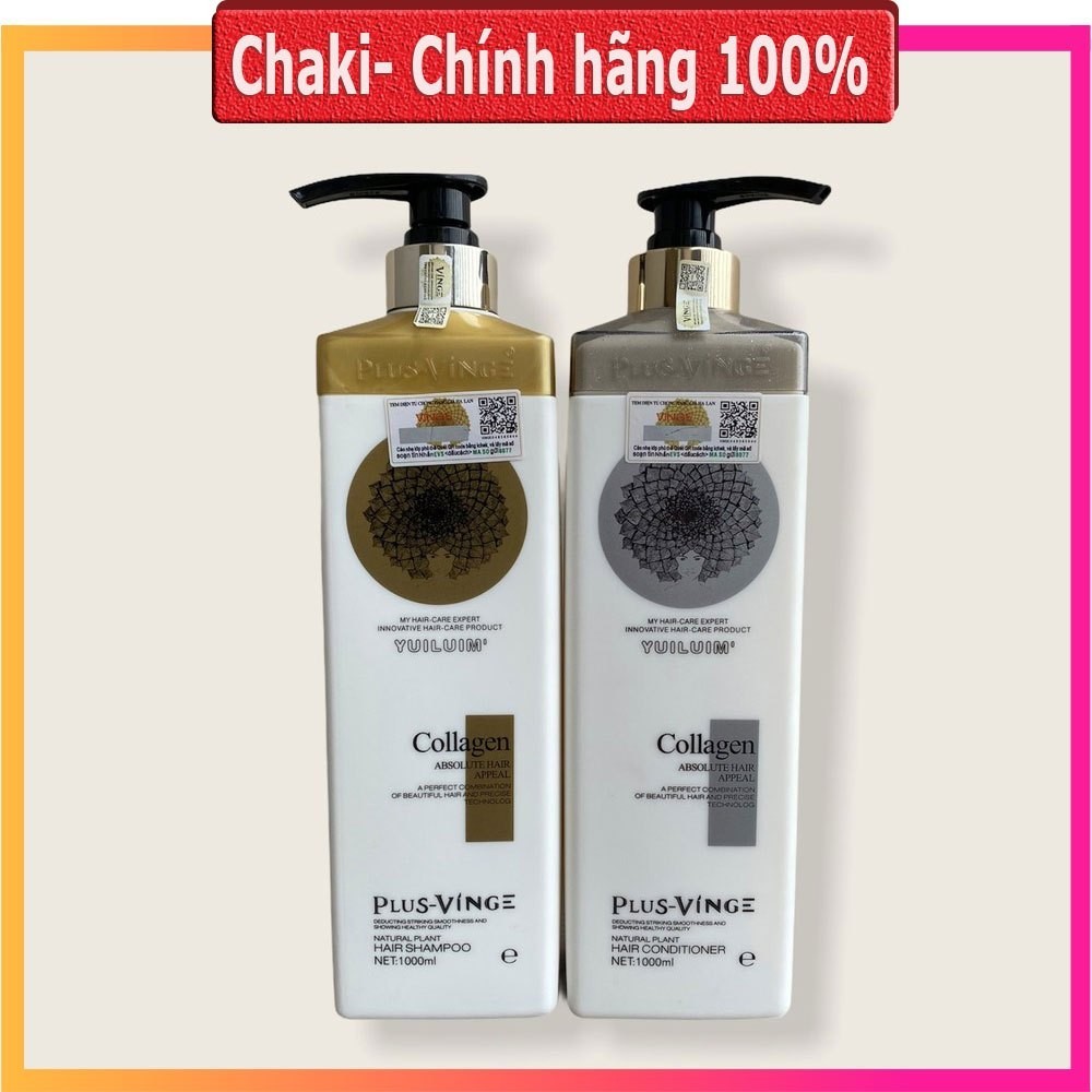 Vinge Plus - Dầu Xả Dầu Gội Collagen Vinge Plus 1000Ml Chính Hãng - AIMEE COMESTICNHÀ PHÂN PHỐI CHÍNH THỨC TẠI VIỆT NAM