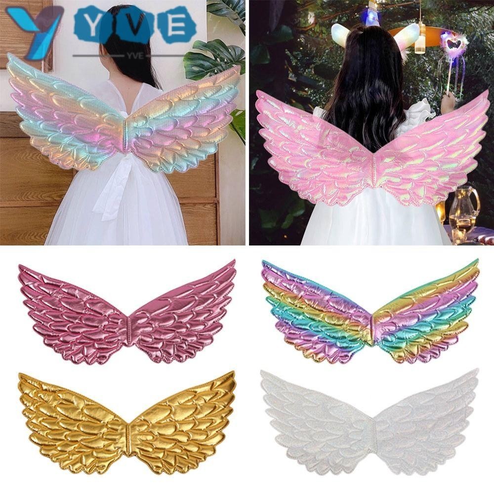 Yve Cosplay Đạo Cụ Tiếp Liệu, Cánh Thiên Thần Cổ Tích Sinh Nhật Cầu Vồng, Màn Trình Diễn Sân Khấu Đa Năng Sáng Bóng Trang Trí Tiệc Tắm Cho Bé
