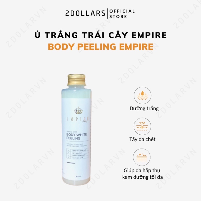 Ủ TRẮNG TRÁI CÂY EMPIRE - BODY PEELING EMPIRE