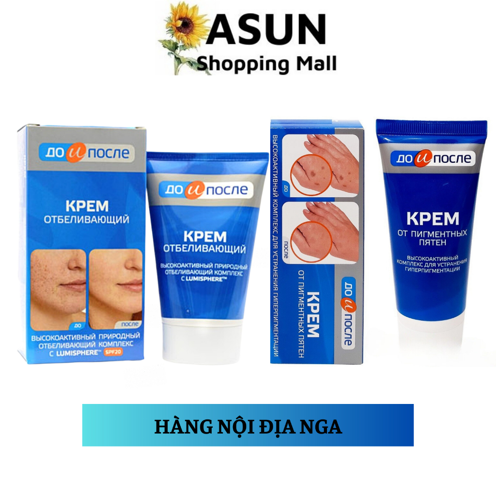 Kem Dưỡng Giúp Mờ Và Hồi Phục Các Đóm Đồi Mồi, Nám, Tàn Nhan Chính Hãng Nga Kpem