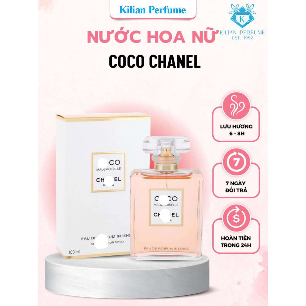 Nước hoa nữ Coco Mademoiselle Chanel EDP 100ml - Dầu thơm nữ tính quyến rũ lưu hương lâu, ngọt ngào nữ tính