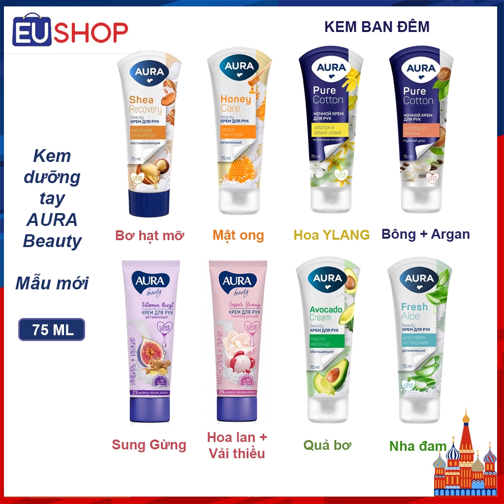 Kem dưỡng tay Aura Beauty Tuýp 75ml