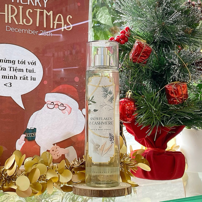 Xịt Thơm Toàn Thân  SNOW FLAKES & CASHMERE