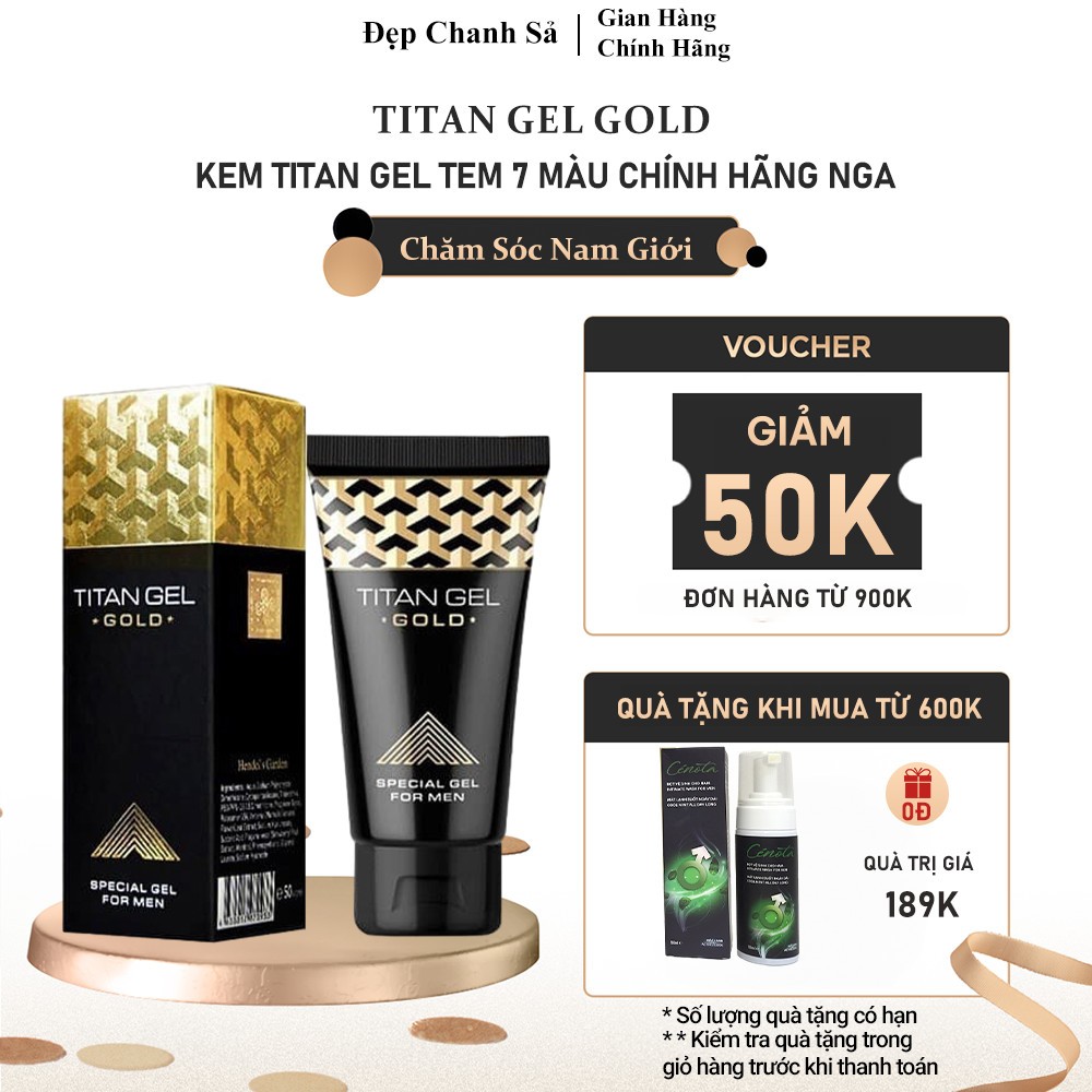 Gel Titan Gold Phiên Bản Nâng Cấp - hàng chuẩn Nga