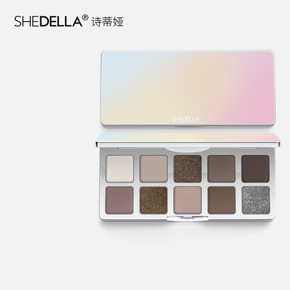 Bảng Phấn Mắt Nữ 10 Ô Màu Mộng Mơ Shedella 10gr