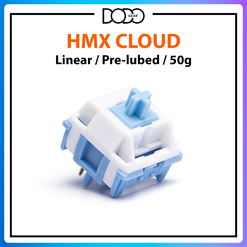 Switch HMX Cloud 5 PIN Linear 50g công tắc bàn phím Switch HMX Cloud DoDo Gear