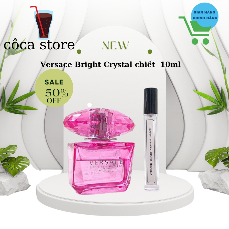 Nước hoa nữ Versace Bright Crystal chiết 10ml thơm mát , dịu ngọt - Marru Official COCA