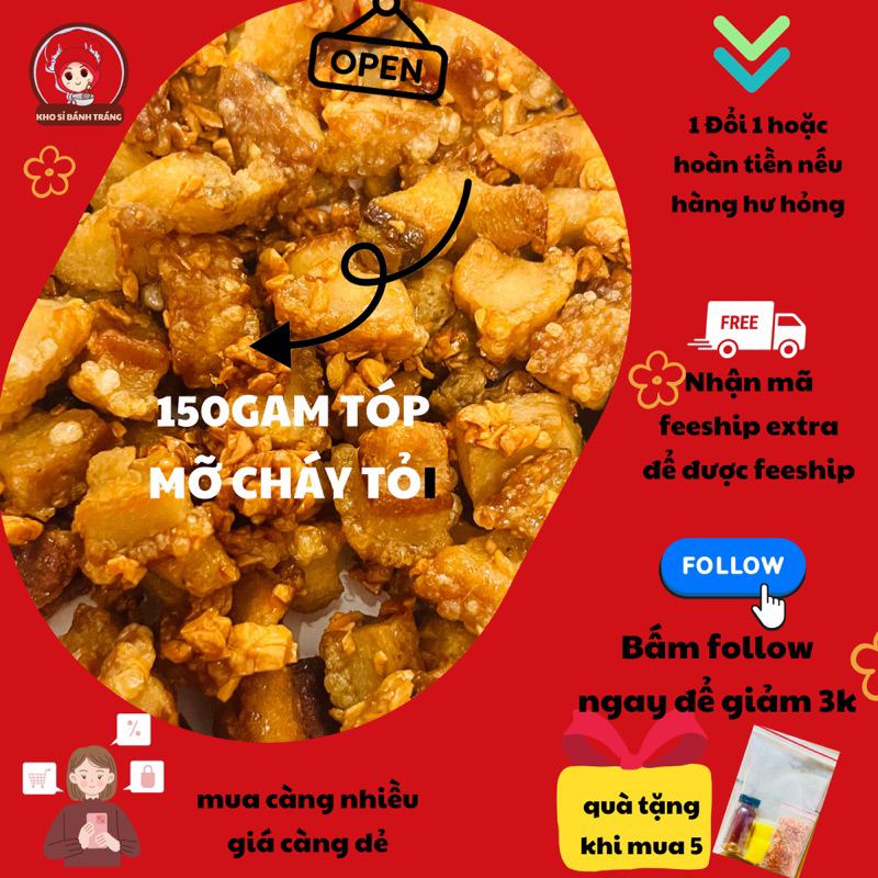 TOP MỠ RIM TỎI ỚT 45k/150 Gam