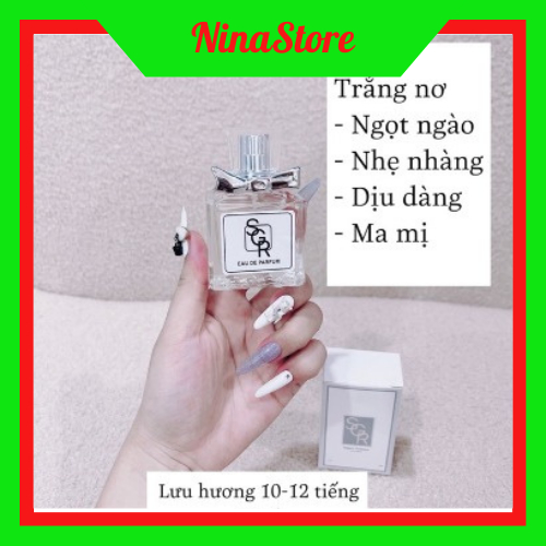 Tinh dầu Dubai Nước hoa Sugary Perfume mini nữ 30ml dạng xịt- Chai Trắng Mùi Dịu Dàng- NinaStore Perfume