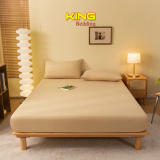 Sét Ga Gối Cotton Tici 1m2, 1m4, 1m6x2m, 1m8x2m, Phong Cách Hàn Quốc  - Kingbedding