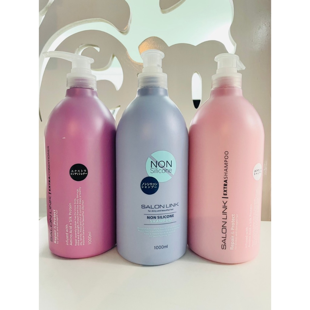 Dầu Gội Xả Kumano Salonlink 1000ml Nhật Bản - Phục Hồi Tóc, Giảm Xơ Rụng