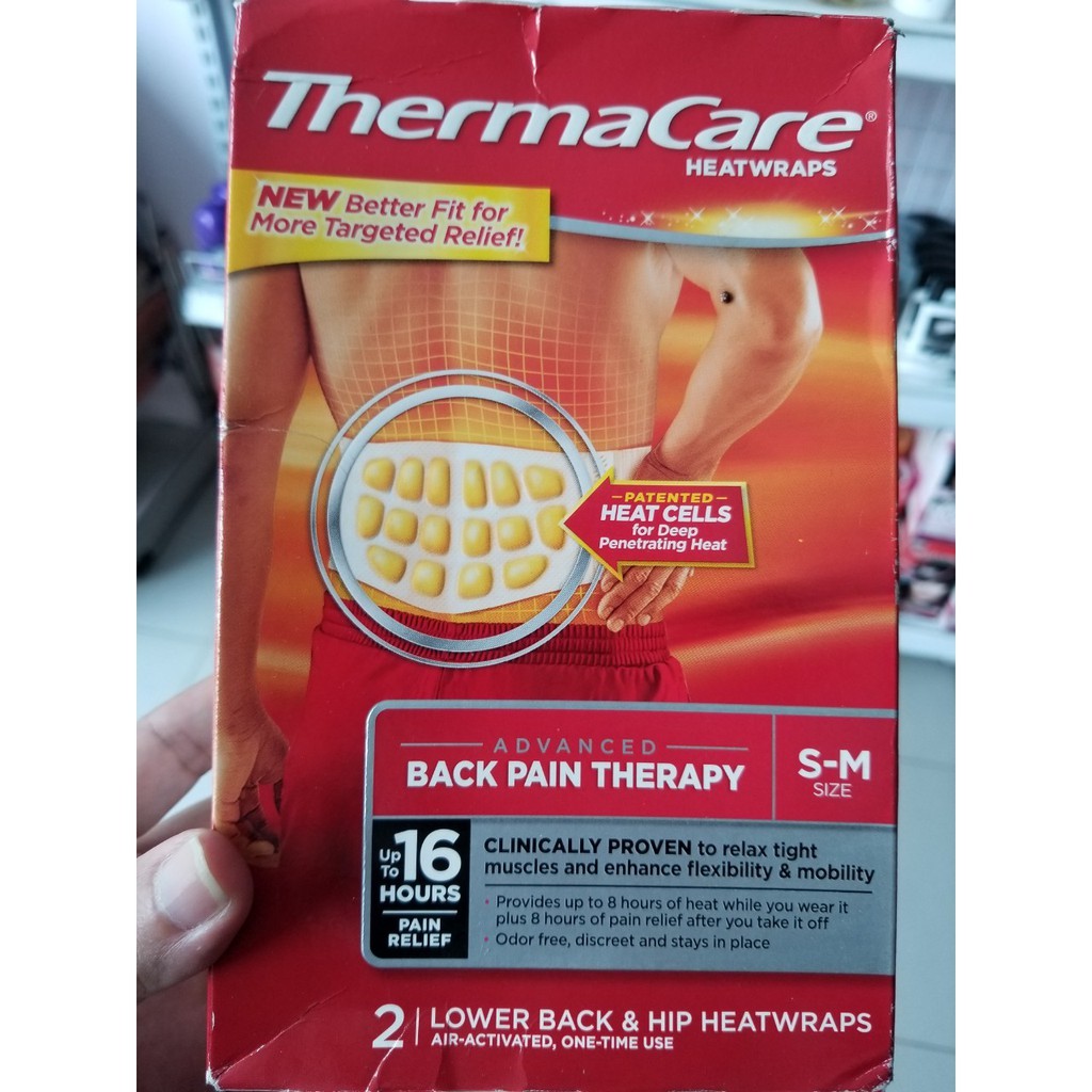 Cao Dán ThermaCare HeatWraps Back Pain Therapy