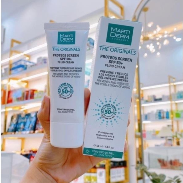 Kem chống nắng martiderm chính hãng dành cho mọi loại da SPF50+ 40ML