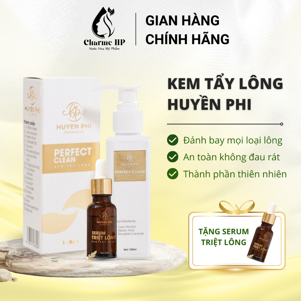 Kem Tẩy Lông Huyền Phi Tẩy Sạch Mọi Loại Lông, An Toàn Cho Da