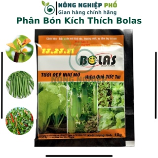 Phân Bón Kích Tăng Trường Bolas Giúp Bung Đọt - Bóng, Lớn Trái, Đẹp Quả, Hạn Chế Nứt Quả, Nám Quả - Xanh Lá, Dày