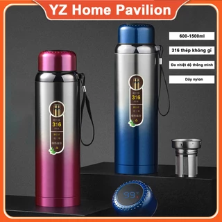 bình giữ nhiệt 1500ml có ống hút inox vacuum tumbler Bình Nước Giữ Nhiệt Bằng Thép Không Gỉ 316 Thiết Kế Đơn Giản Cho Nam Và Nữ