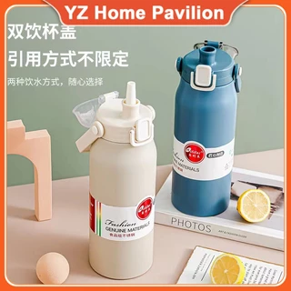 bình giữ nhiệt 1500ml có ống hút inox vacuum tumbler Bình Nước Giữ Nhiệt Bằng Thép Không Gỉ 316 Thiết Kế Cỡ Lớn Có Ống Hút Tiện Dụng
