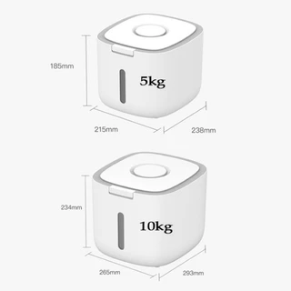 Thùng đựng gạo chống ẩm mốc, mối mọt Ecoco thông minh 10kg
