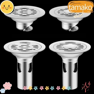 Bộ lọc bồn rửa TAMAKO, Ống thoát nước sàn tắm bằng thép không gỉ vuông, Có thể tháo rời có nắp lưới Ngăn chặn dòng chảy ngược Phụ kiện máy giặt phòng tắm