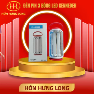 Đèn tích điện 3 bóng Led Kennede KN-9854