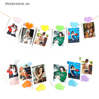 Thi 6 Chiếc Gai Dây Kẹp Ảnh Đáng Yêu Trang Trí Nhà Tiệc Cưới Treo Tường Kẹp Văn Phòng Phẩm Hình Trái Tim Ghi Chú Kẹp Diy Vn