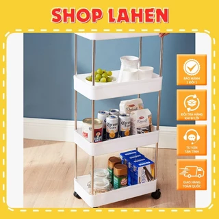 KỆ ĐỰNG ĐỒ ĐA NĂNG SPA CÓ BÁNH XE TIỆN LỢIHàng chuẩn 4 tầng