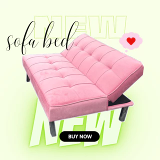 Ghế Sofa Bed / Sofa Giường Đa Chức Năng 3 In 1 Cực Kỳ Tiện Lợi - Kích Thước 1M2 Mini Nhiều Màu Dễ Thương Chân Inox