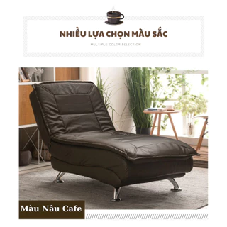 Giường Sofa Gấp Gọn Ghế Sofa Giường Văn Phòng Cao Cấp Gồm 3 Chế Độ Bọc Da Công Nghệ Pu 3 MÀU ĐEN NÂU KEM
