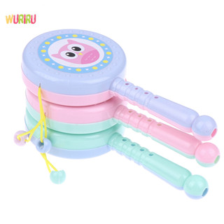 Wuriru Hoạt Hình Lục Lạc Trống Quay Đồ Chơi Bé Giáo Dục Sớm Lục Lạc Đồ Chơi Trẻ Em Đồ Chơi Giáo Dục Mới
