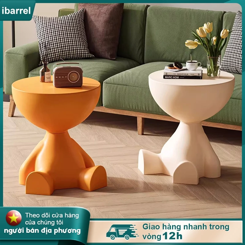 Bàn Phụ Phòng Khách Nhỏ Gọn Chất Liệu PP Bền Đẹp, Nhiều Màu - 34x27x41cm