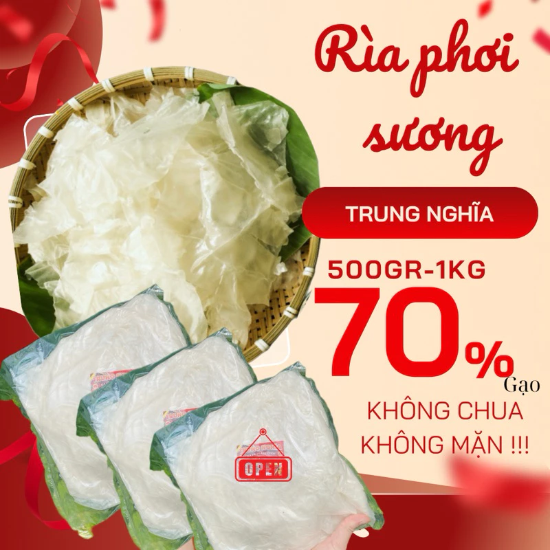 Bánh Tráng Rìa Phơi Sương Trung Nghĩa Tây Ninh - Ăn Liền, Trộn Ngon