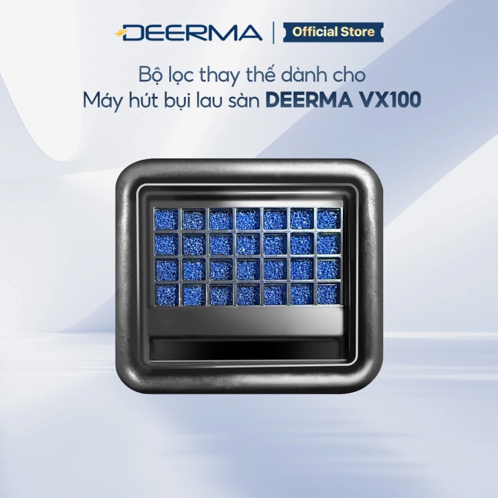 Bộ Lọc Chính Hãng Deerma VX100 - Thay Mới, Máy Hút Bền, Nhà Sạch Sâu