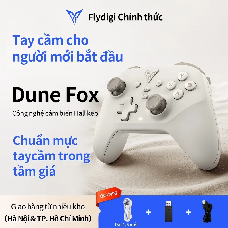 Tay Cầm Flydigi Dune Fox Chính Hãng - Hỗ Trợ PC/Switch/Điện Thoại