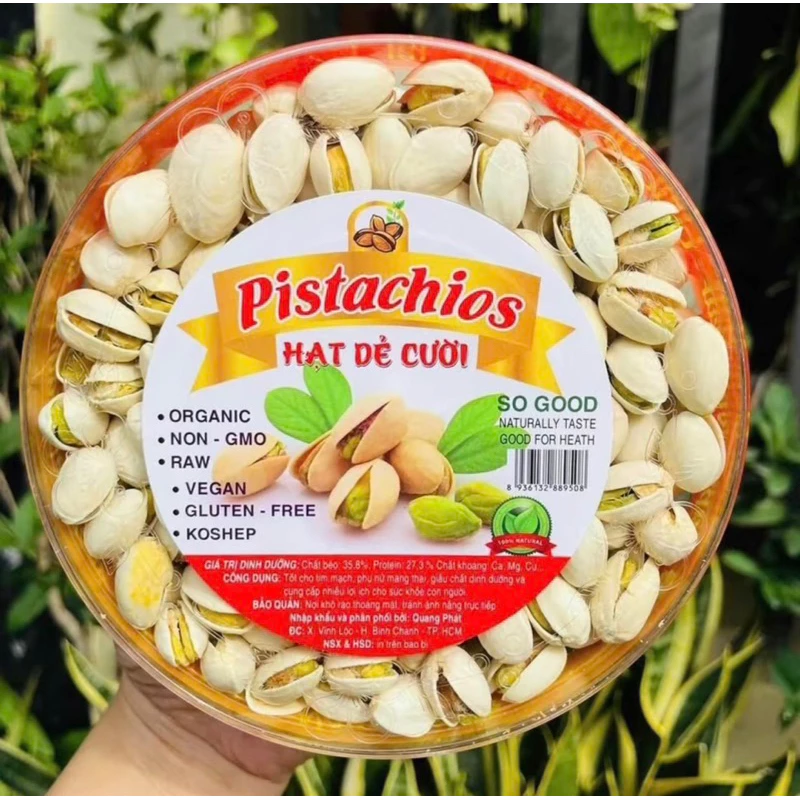 Hạt Dẻ Cười Loại 1 To Mẩy 500gr - Hộp Quà Sang Trọng, Tặng Sức Khỏe
