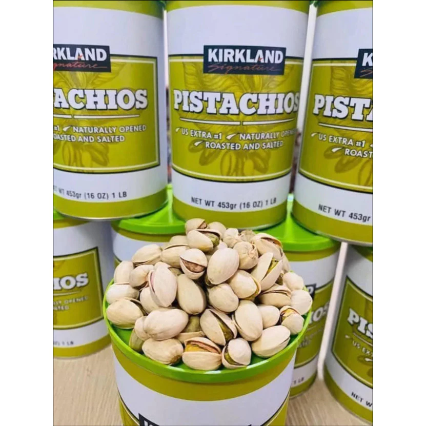 Hạt Dẻ Cười Mỹ Kirkland 453g Rang Sẵn - Thơm Béo, Hạt To Chắc, Tốt Cho Sức Khỏe