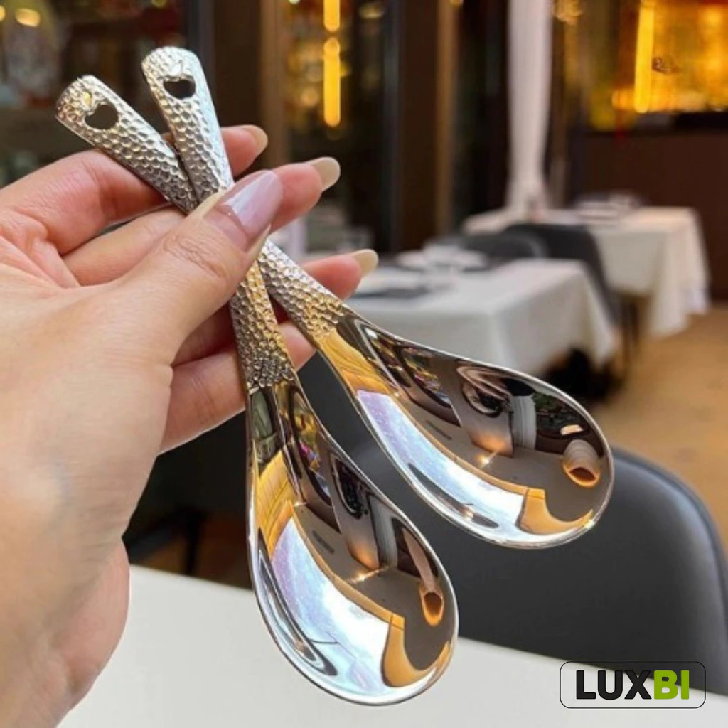 Muỗng Inox Cao Cấp Chống Dính, Đánh Bóng Gương - Sang Trọng, Bền Đẹp