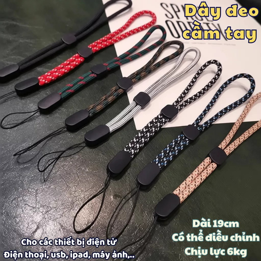 Dây Đeo Điện Thoại Chống Rơi - Điều Chỉnh Linh Hoạt, Bền Chắc Thời Trang