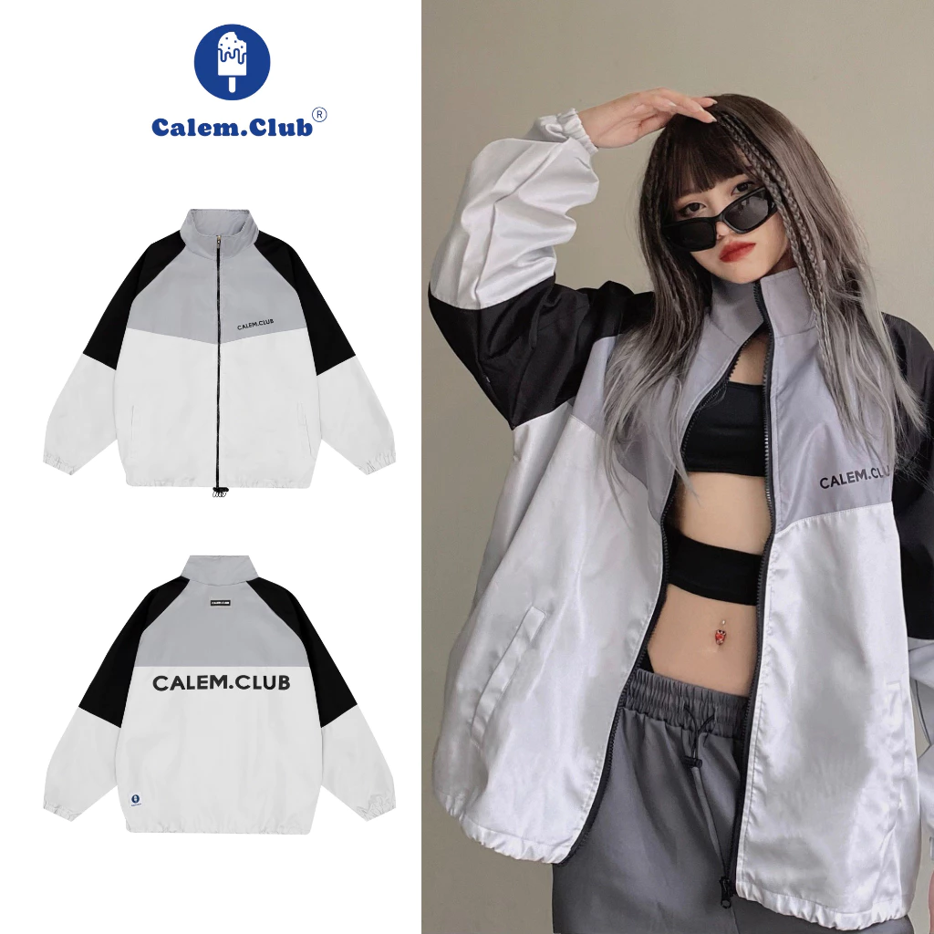 Áo Khoác Dù Cổ Bẻ Unisex Form Rộng - 3 Màu Thời Thượng, Mặc Là Phong Cách