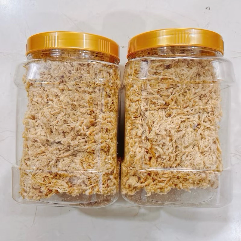 Chà Bông Heo Xù 1kg (2 Hũ) - Thịt Tươi, Gia Vị Vừa Ăn, Để Dành Tiện Lợi