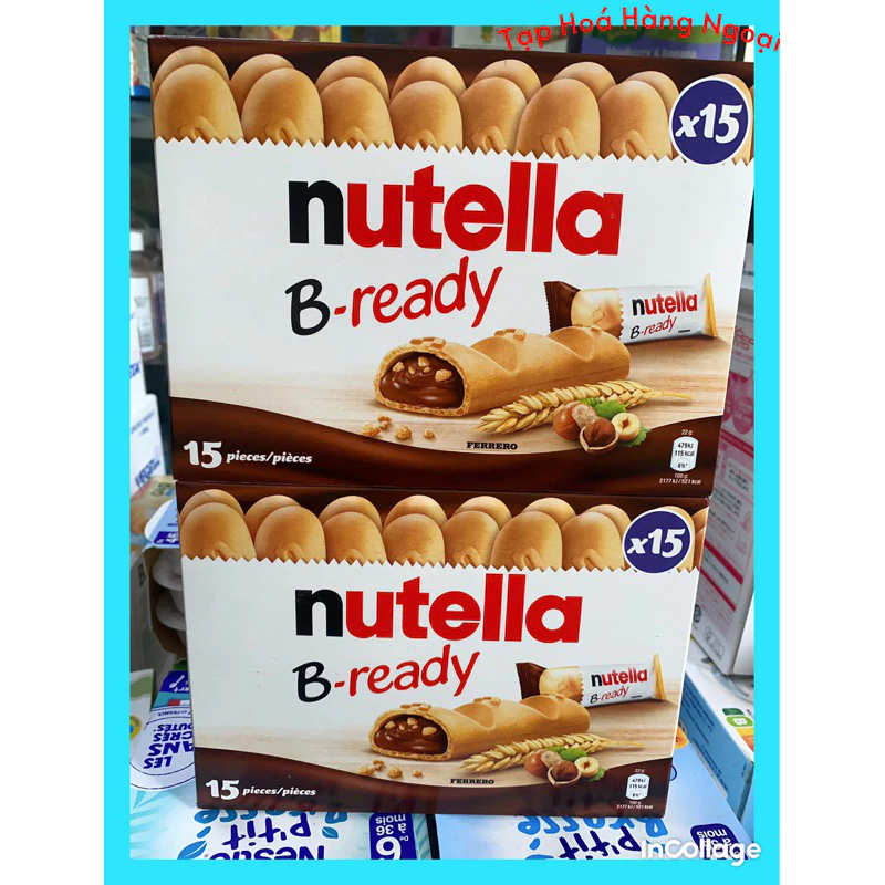 Bánh Quy Nutella Pháp Nhân Socola Hạt Phỉ Giòn Tan, Bán Chạy Số 1 Đức