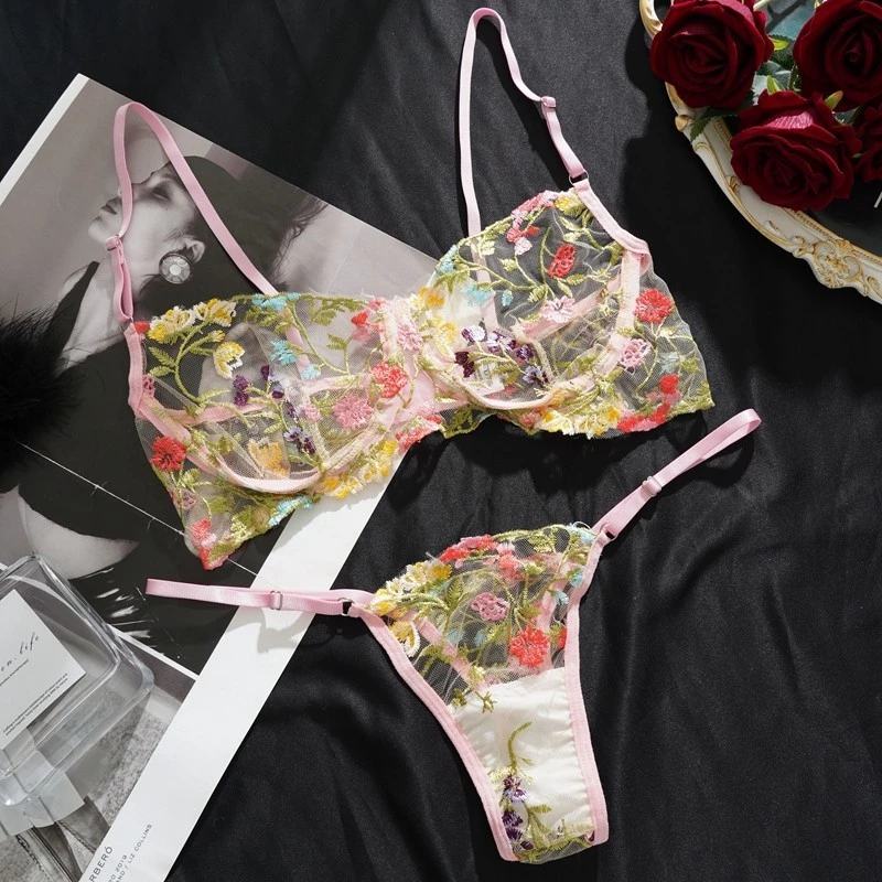 Bộ Lót Ren Gợi Cảm Underwire Mỏng Nhẹ, Nâng Nuy Quyến Rũ - Desire