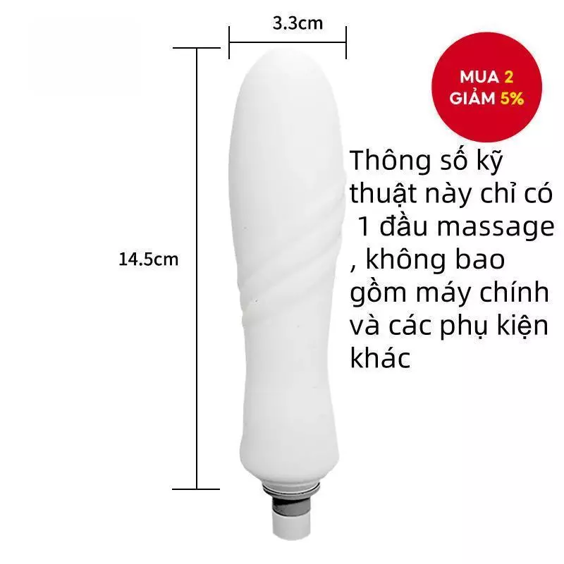 Đầu Chuyển Đổi Súng Massage - Biến Súng Cũ Thành Đa Năng, Tiết Kiệm, Không Lo Lệch Giao Diện
