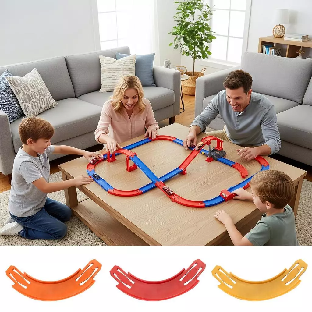 Đầu Nối Đường Đua 90 Độ Hot Wheels - Tương Thích Hoàn Hảo, Lắp Ghép Dễ Dàng