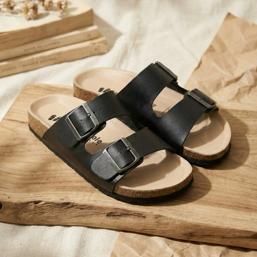 Dép Đế Trấu SoleMate Unisex Quai Hai Khoá - Đi Làm, Du Lịch, Size 36-45