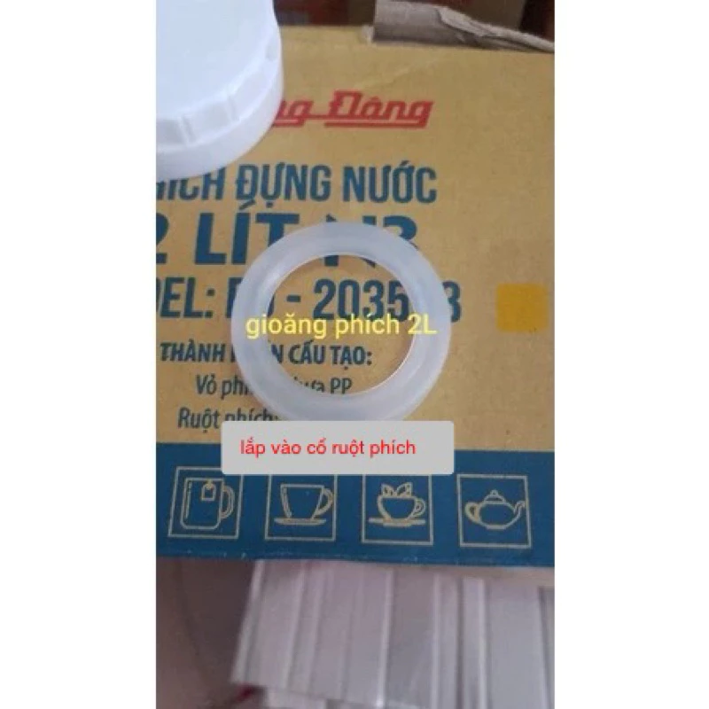 Gioăng Silicone Cổ Ruột Phích Rạng Đông 2L & 3.2L - Chính Hãng, Giữ Nhiệt Tối Ưu