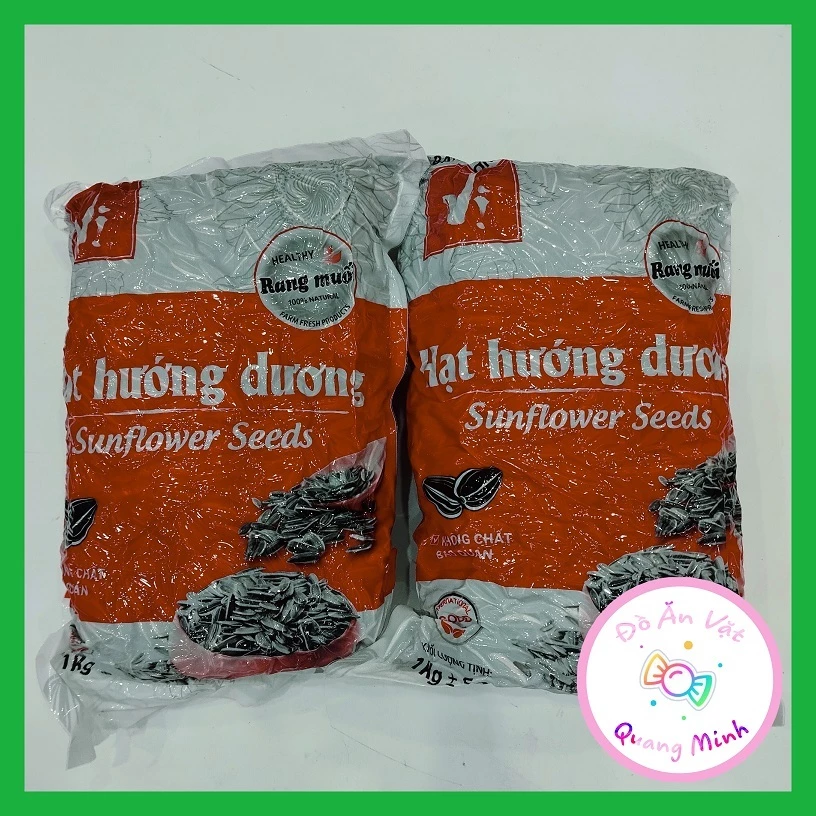 Hạt Hướng Dương Đen Rang Giòn Bùi Truyền Thống - Ăn Vặt Tết Hấp Dẫn