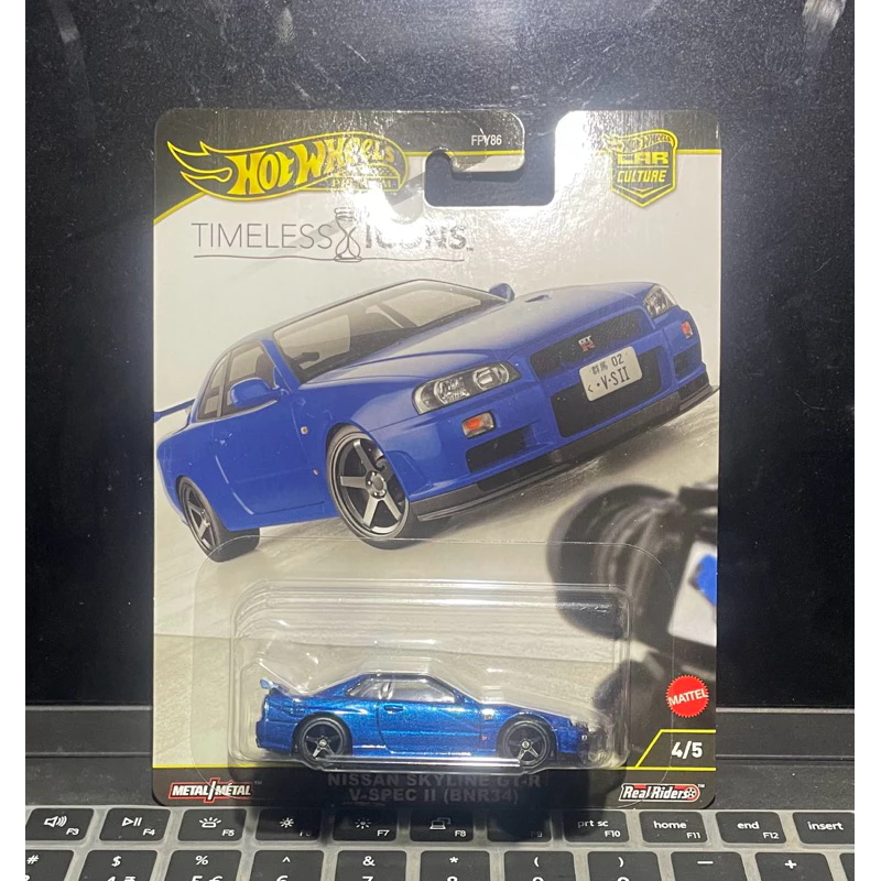Hot Wheels Premium Nissan Skyline GTR R34 - Mô Hình Sưu Tầm 1:64 Chính Hãng