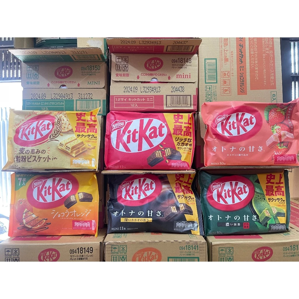 KitKat Nhật Nội Địa Nhiều Vị - Ít Ngọt, Thanh Nhẹ, Hương Vị Độc Đáo