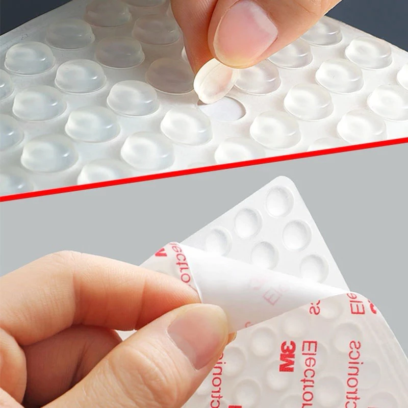 Miếng Đệm Silicon Chống Va Đập Mini - Giảm Ồn, Bảo Vệ Cửa Tủ, Đồ Dùng Gia Đình