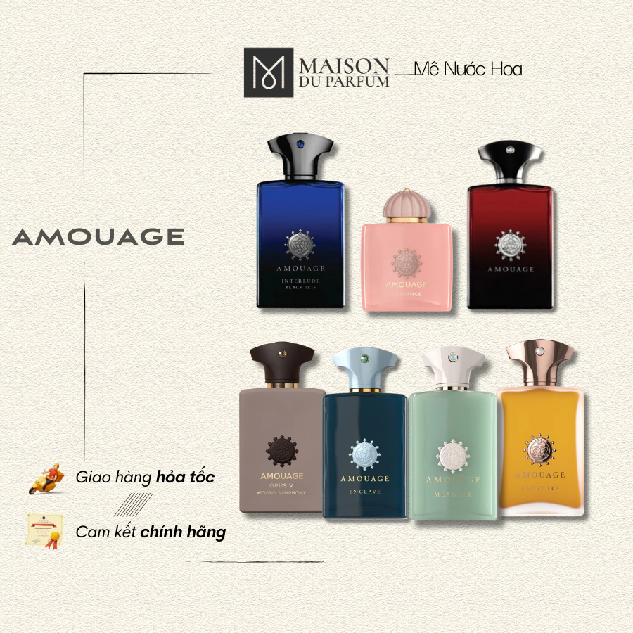 Nước Hoa Amouage Meander 10ml - Đàn Hương Ả Rập & Nhũ Hương Oman Tinh Túy